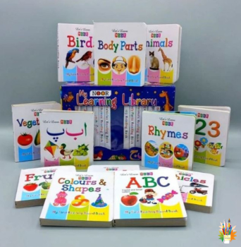 12 in 1 Little Learning Library Books for Montessori First Preschool Baby Early Learning Books for Kids