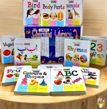 12 in 1 Little Learning Library Books for Montessori First Preschool Baby Early Learning Books for Kids