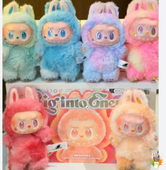 Labubu V3 Original 7" Plush Doll – Premium Monster Plushie with Hanging Loop & Keychain